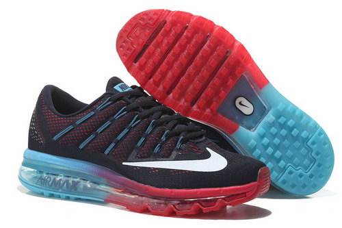 Mens Nike Air Max 2016 Red Black Blue White Factory Outlet